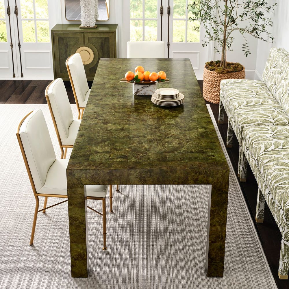 Lisette Brass Fretwork Dining Chair