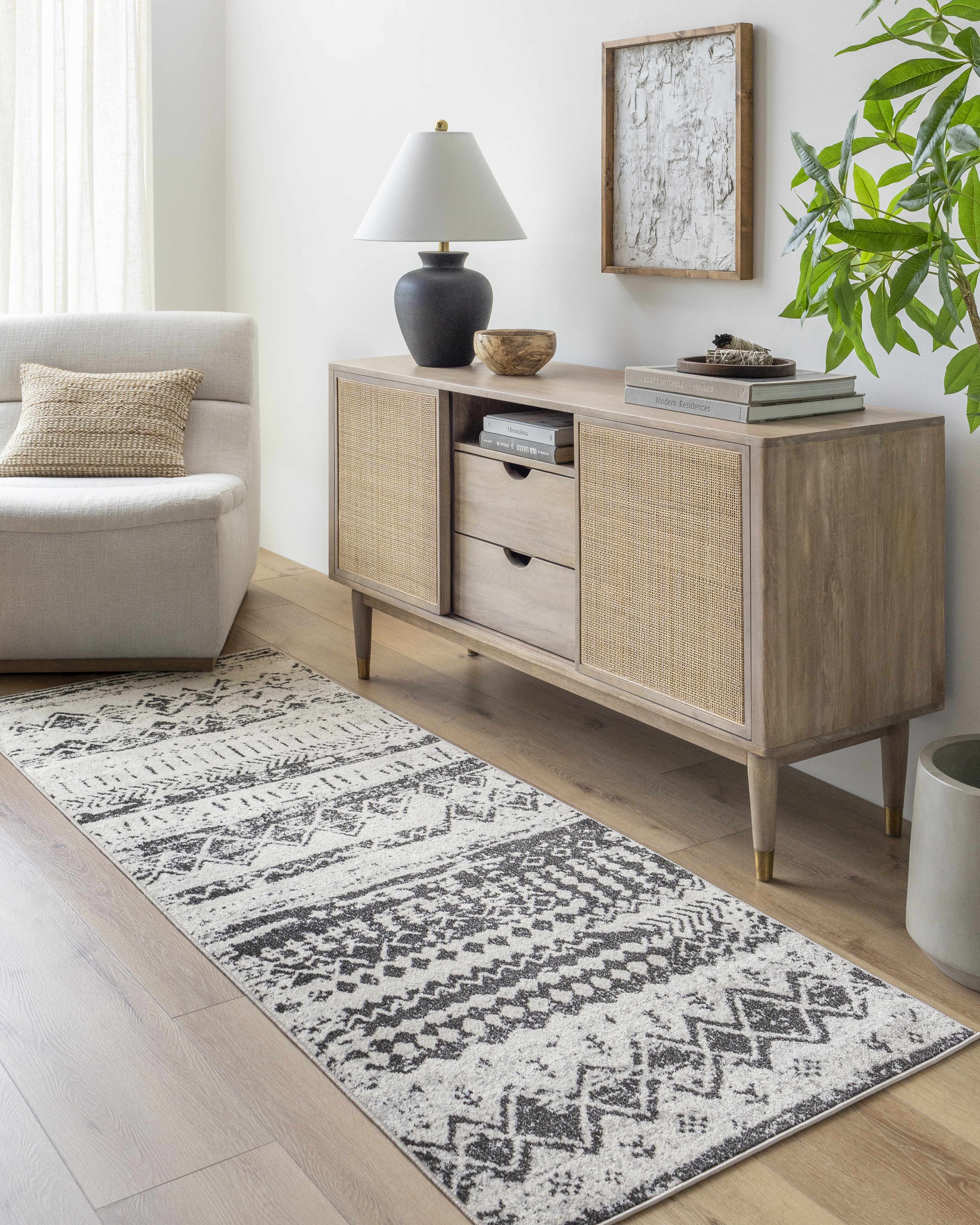 Lyssons Washable Area Rug