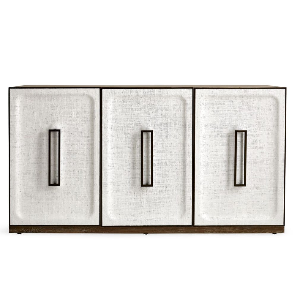 Maison Linen Three-Door Cabinet