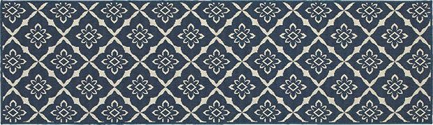 Meridian Indoor / Outdoor Rug - Navy / Off-White