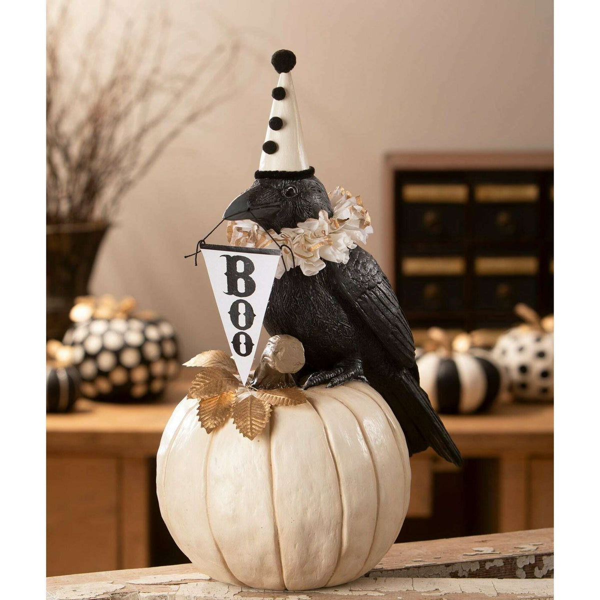 Midnight Messenger Crow by Bethany Lowe Designs