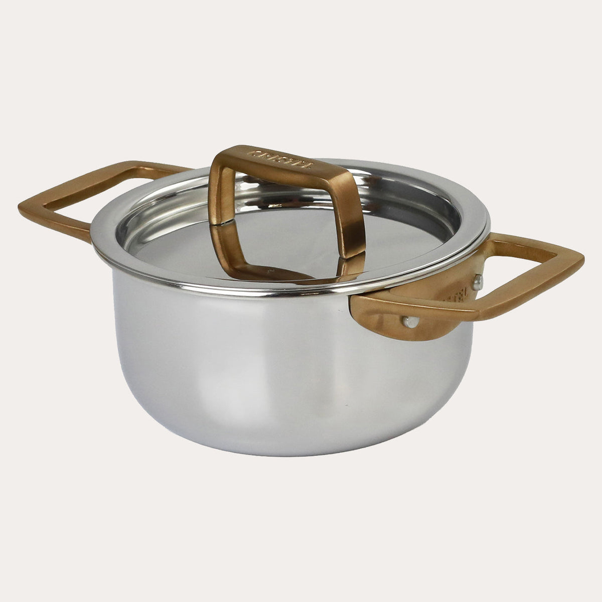 Mini Stewpan with Antique Brass side handles