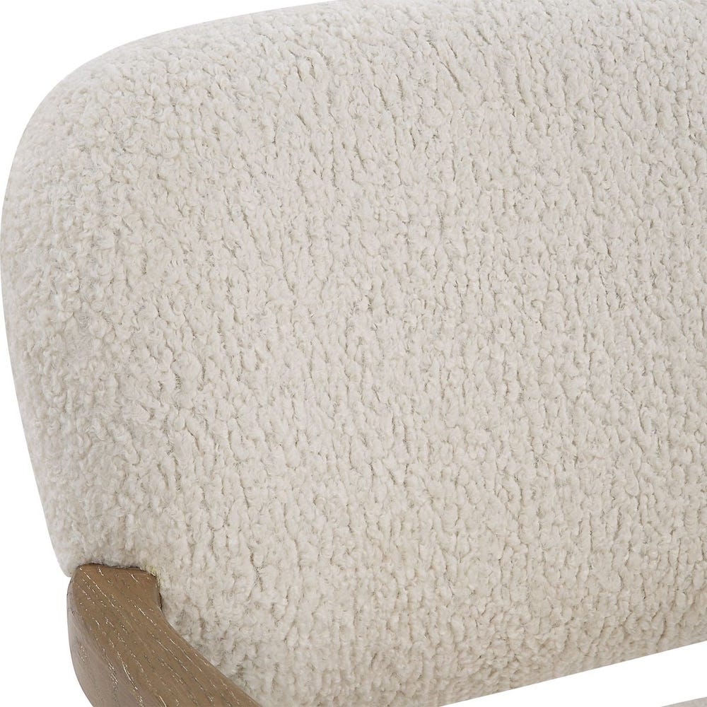 Briar Natural Faux Shearling Accent Chair