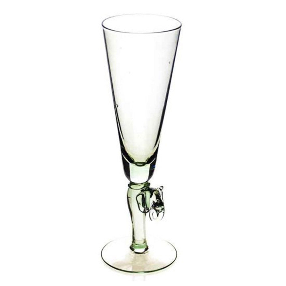 Champagne Glass with Animal Stem