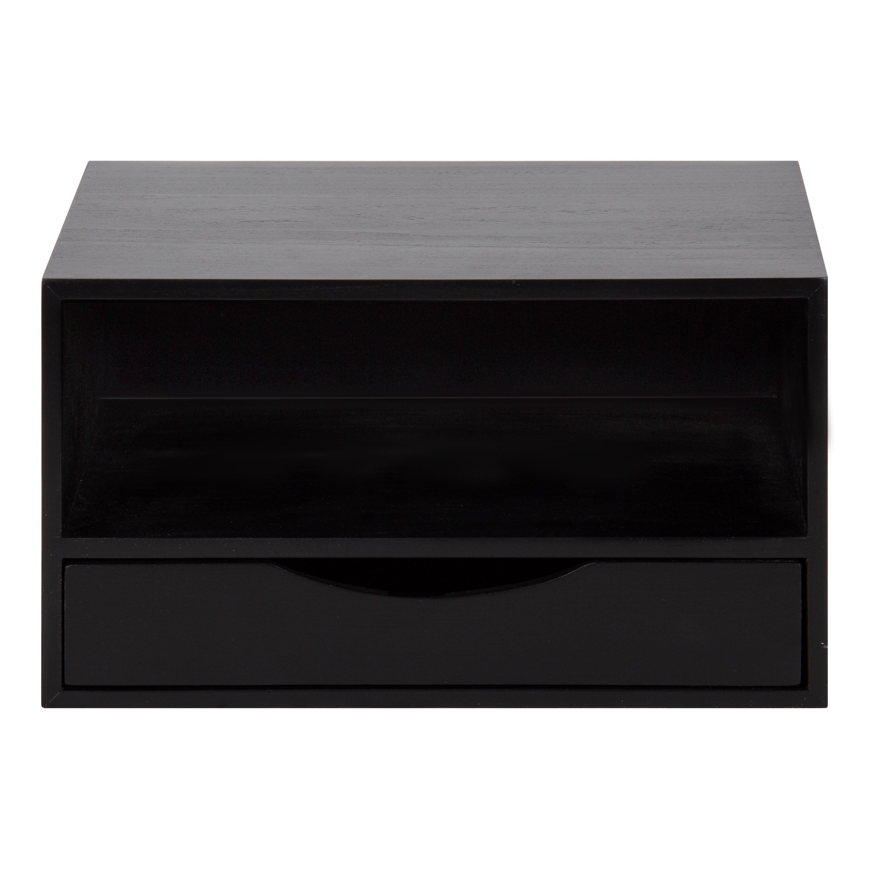 Hutton Floating Wall Shelf with Drawer