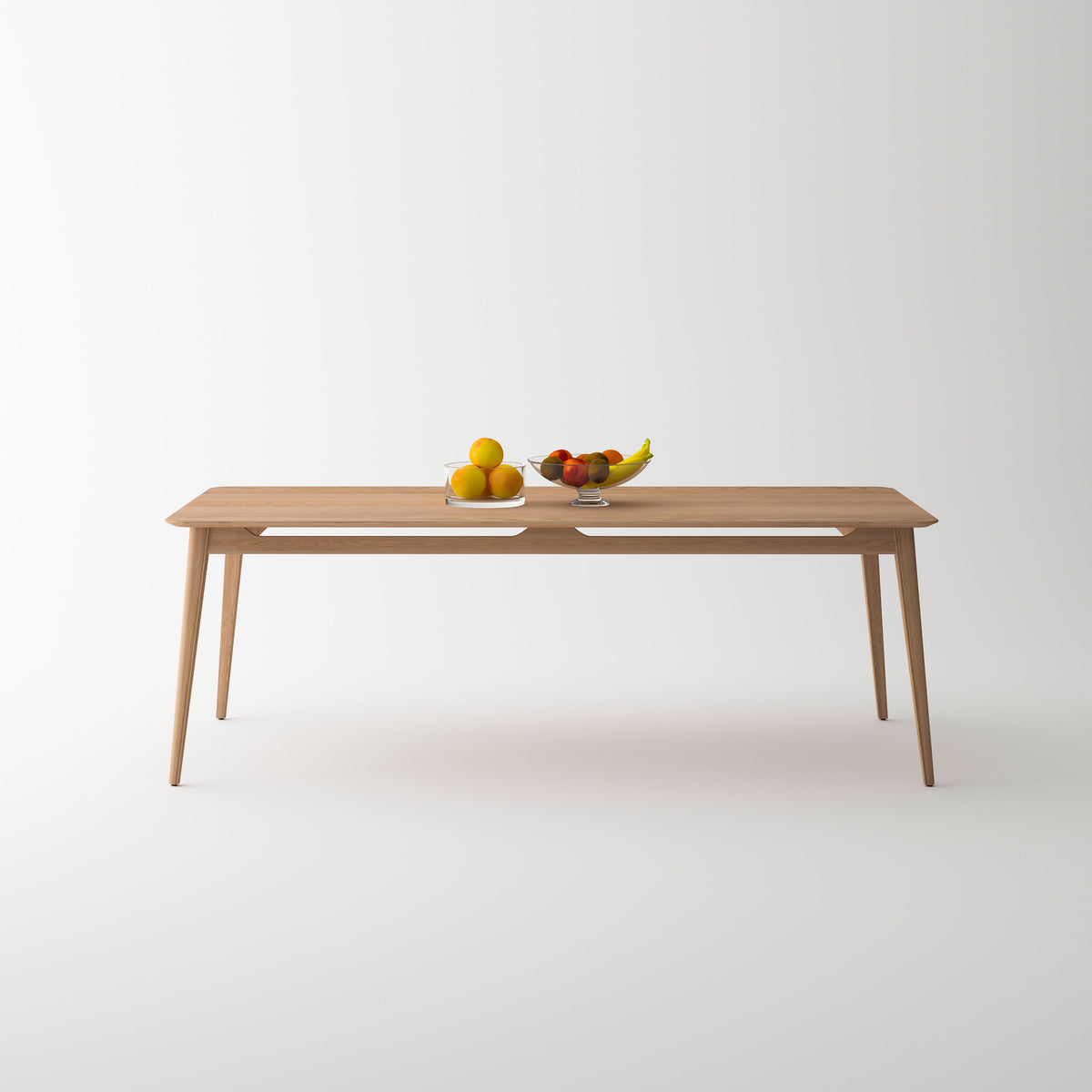 Isabella Mid Century Oak Dining Table and Chairs - American Solid Oak