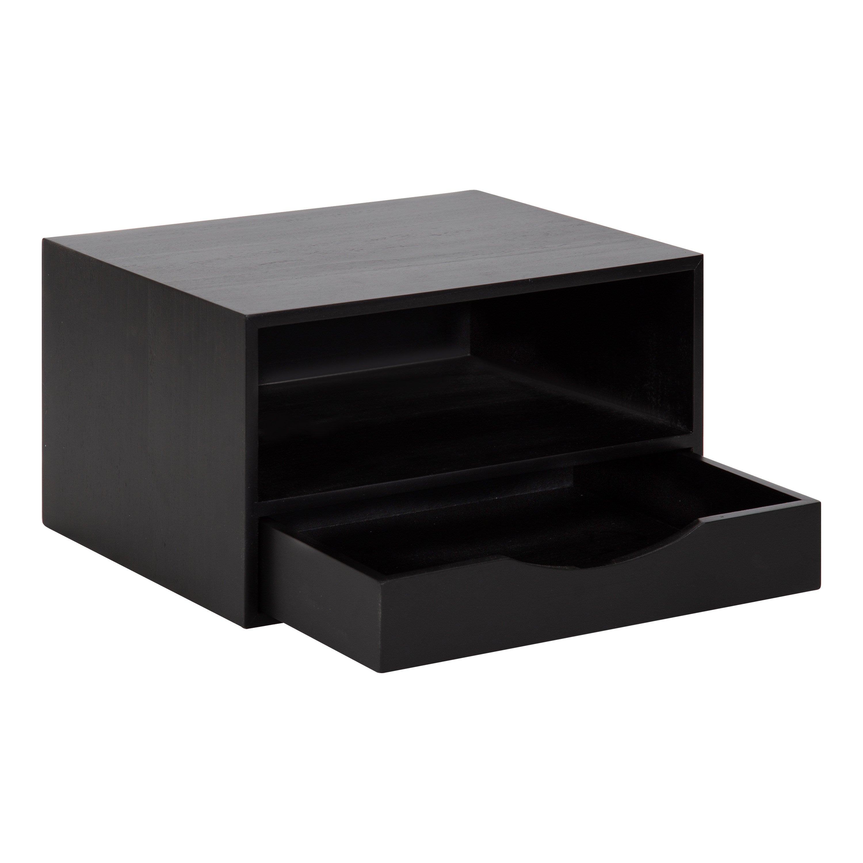 Hutton Floating Wall Shelf with Drawer