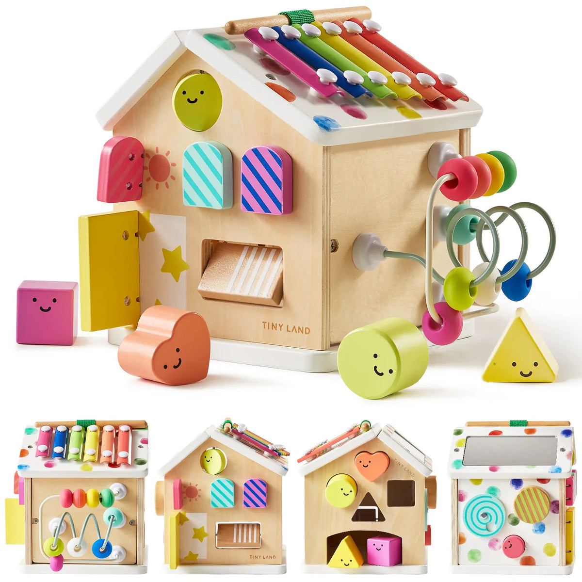 Brain & Hands Playset β Montessori Box (4β6 Months) + Activity Cube