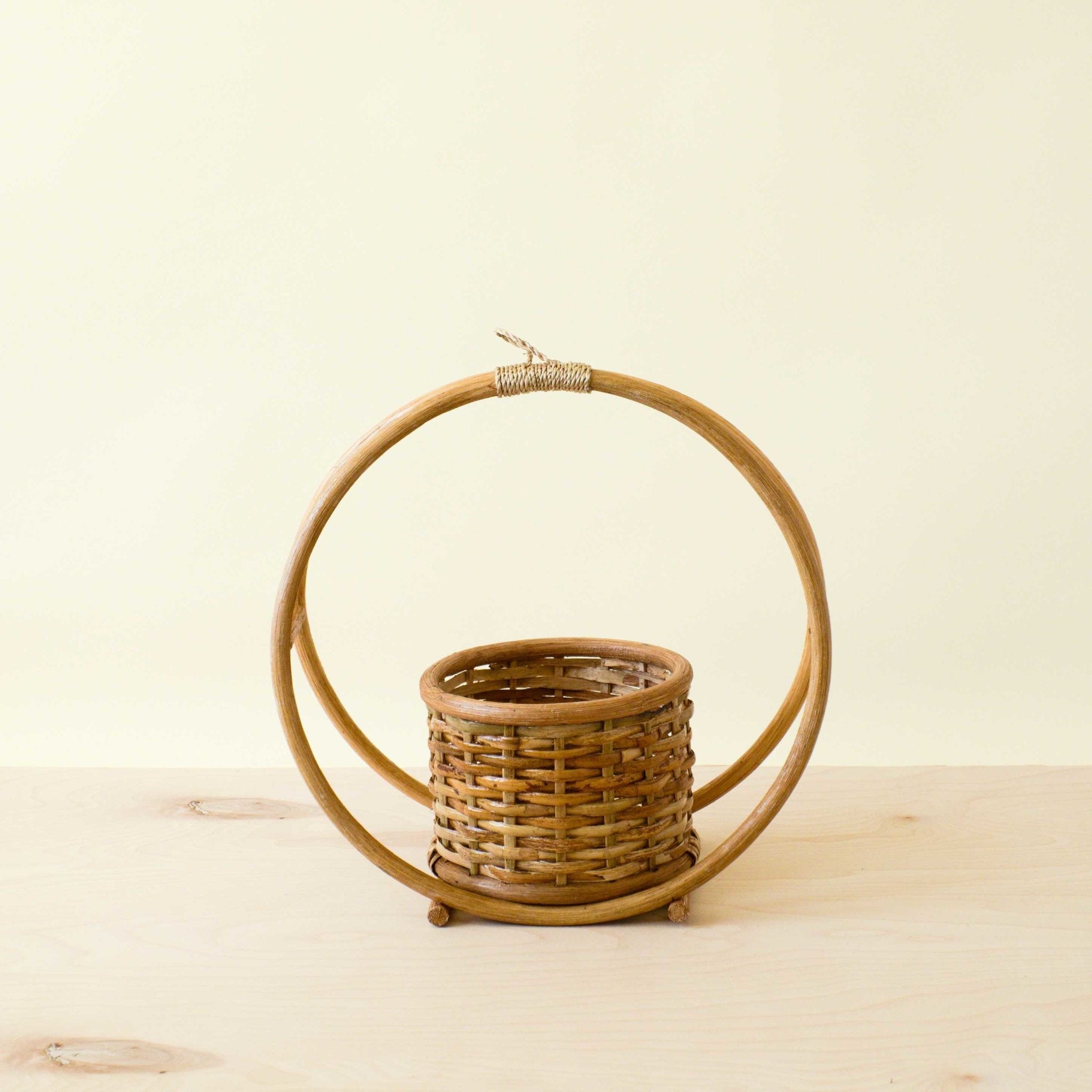 Rattan Round Hanging Planter | LIKHÂ