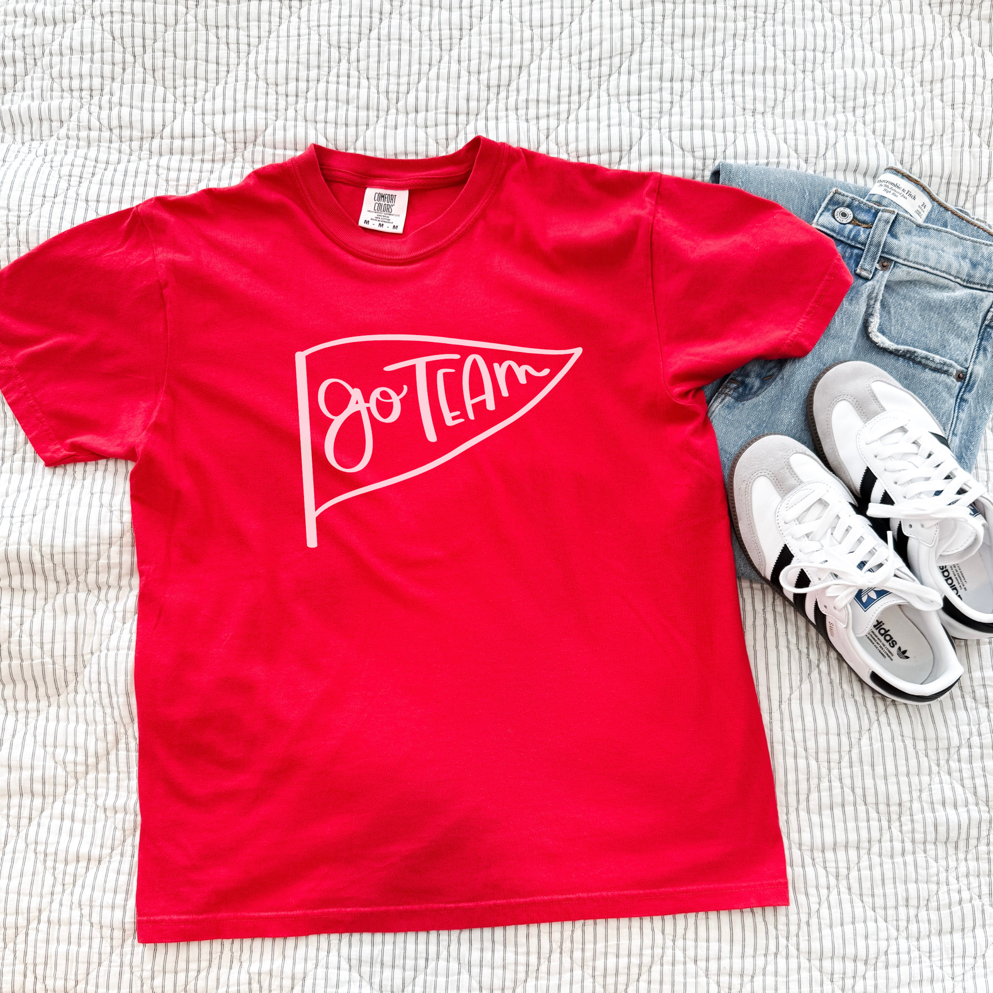 Go Team Pennant Tee Shirt