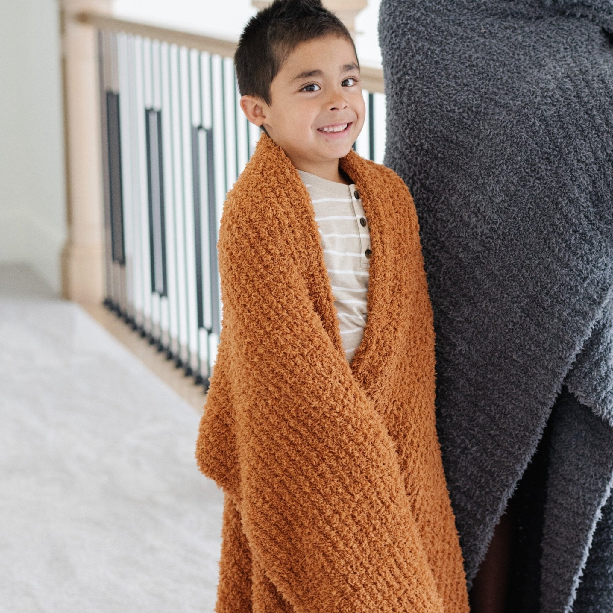 RIBBED BAMBONI® TODDLER BLANKETS
