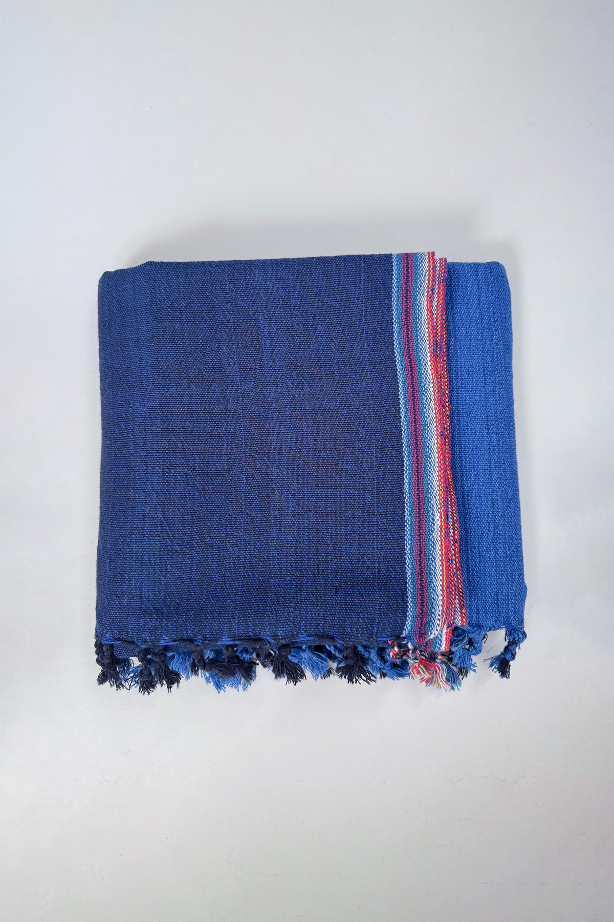Aegean Blue Indigo Towel