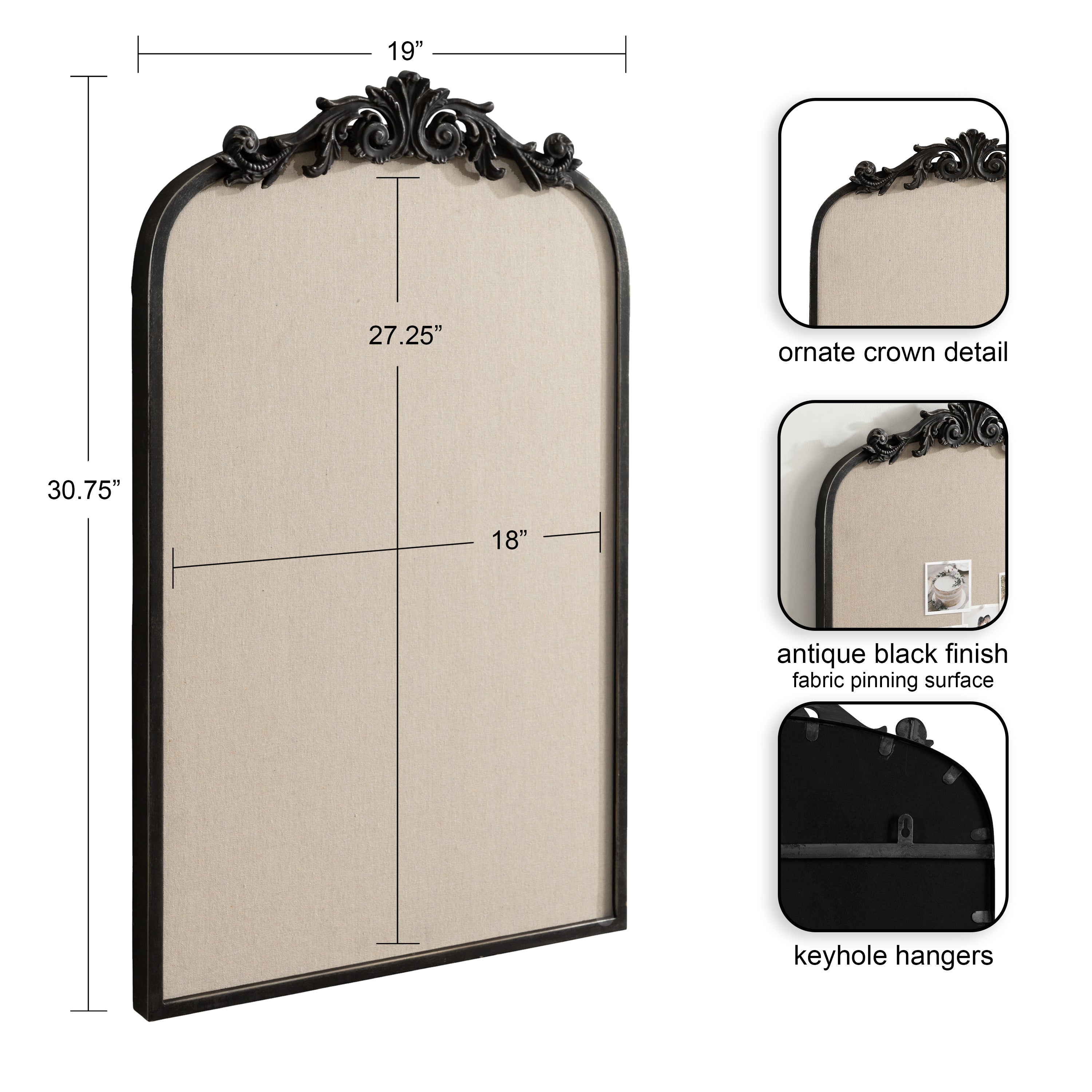 Arendahl Arch Framed Pinboard