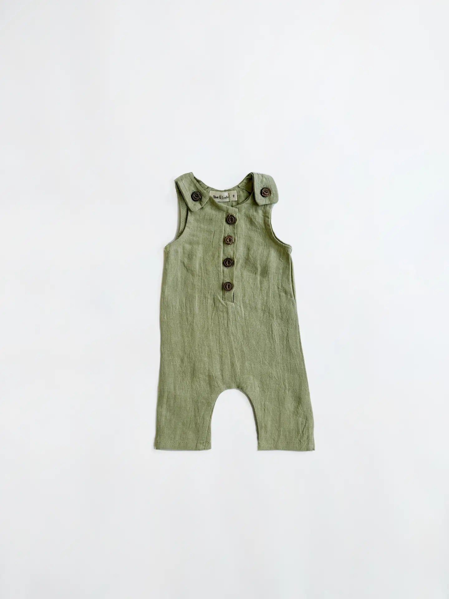 Pierre ll Linen Overall Buttoned Jumper