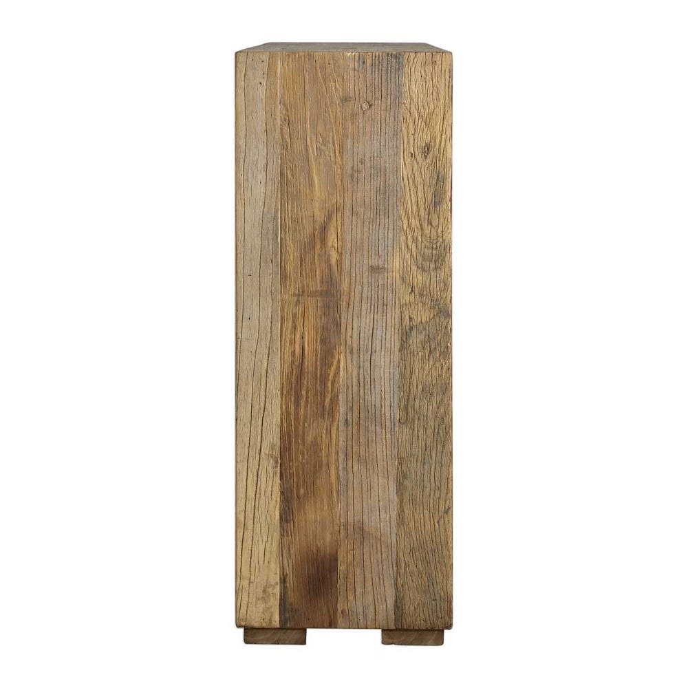 Bramwell Sculptural Reclaimed Elm Console Table