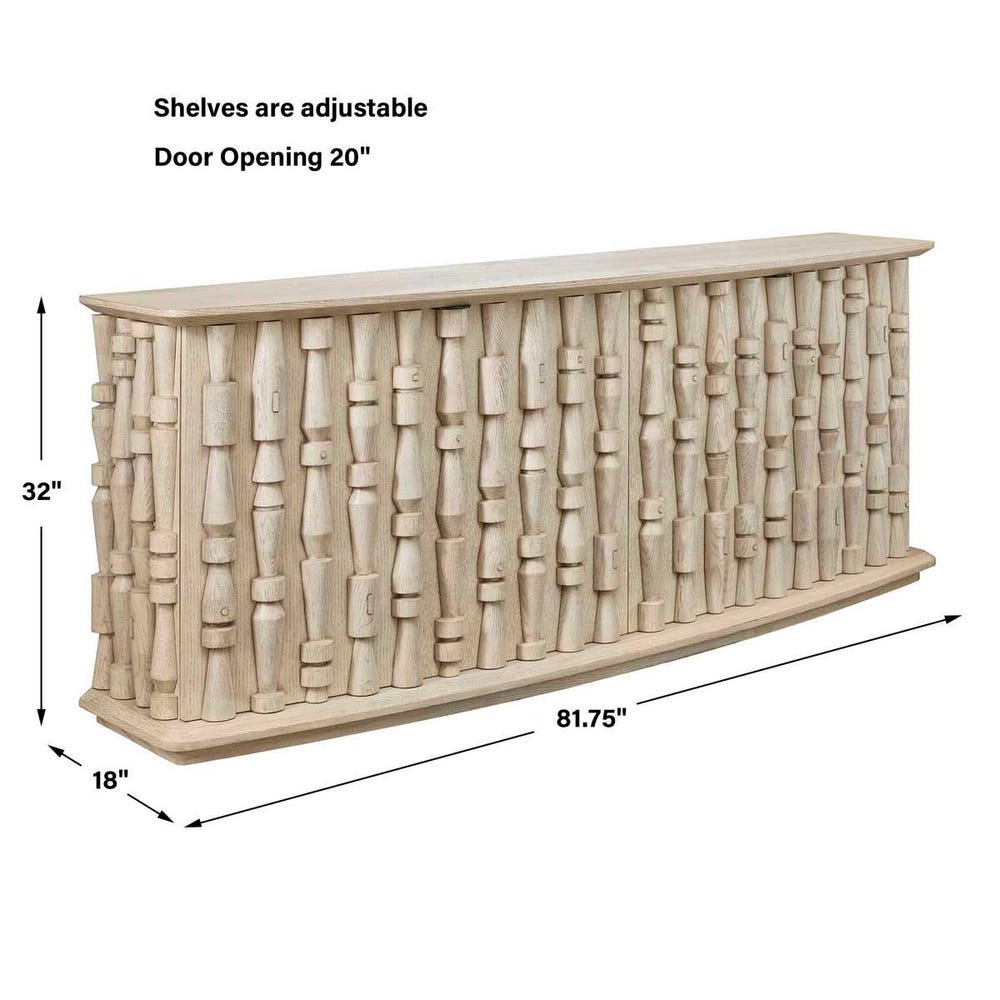 Spire Four-Door Cabinet