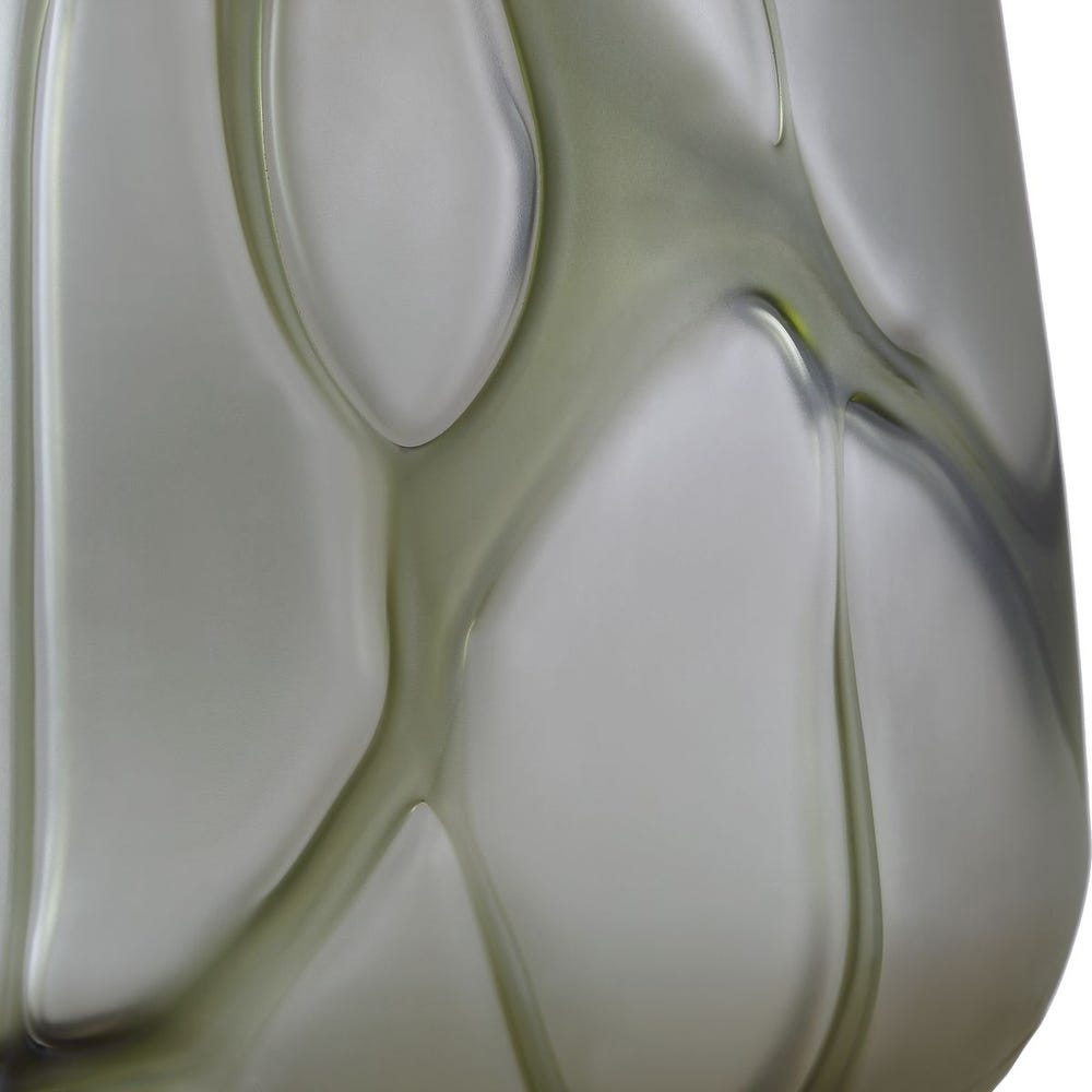 Sylvan Smoky Green Art Glass Table Lamp