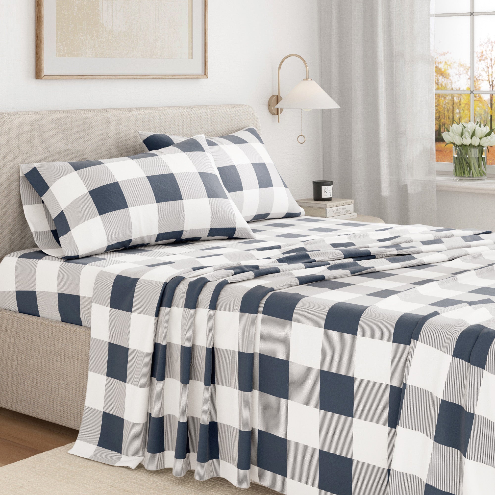 Turkish Cotton Flannel Sheet - Belle Collection