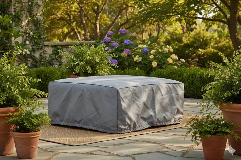 Alpine Teak outdoor collection Beige Rope Coffee table