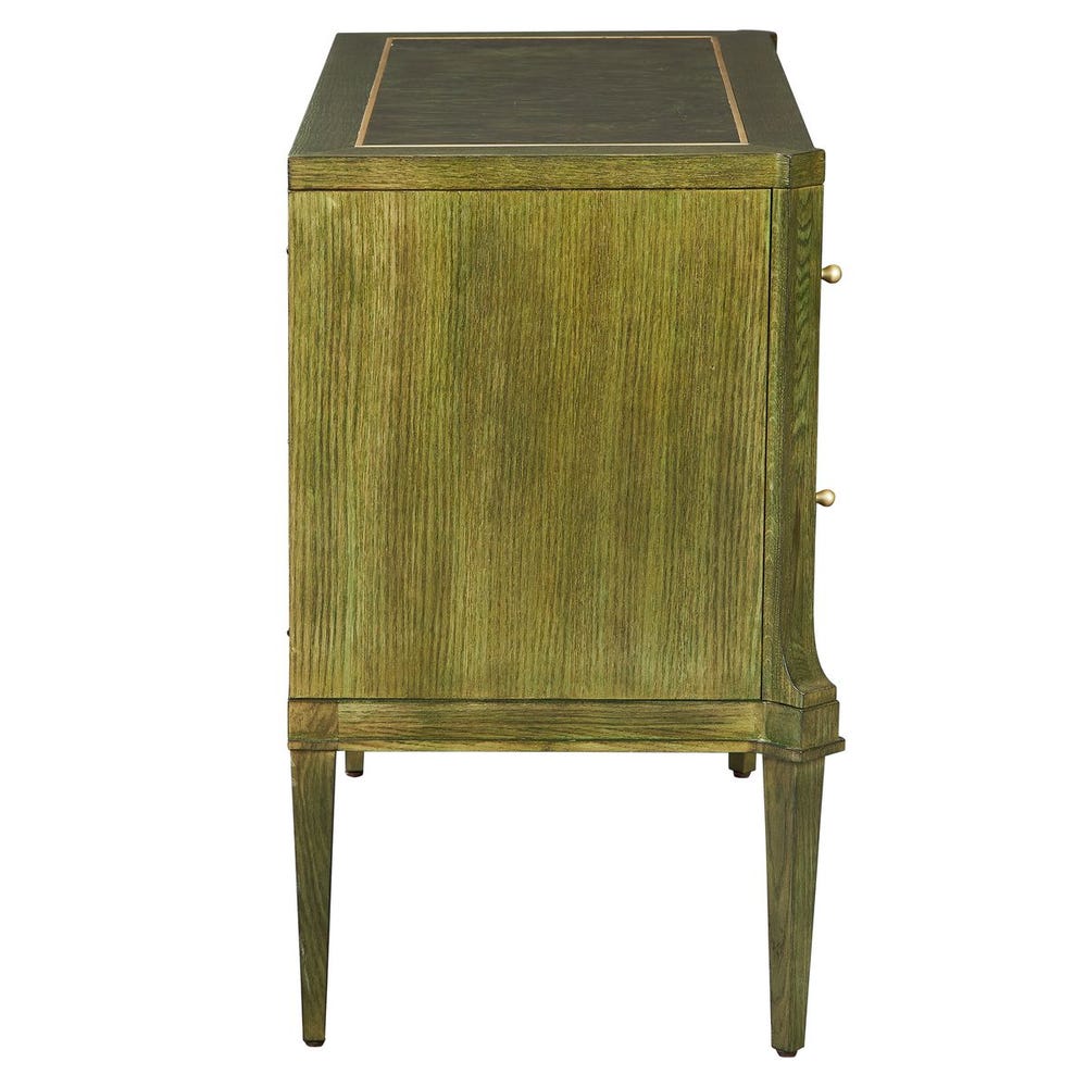 Virelle Olive Burl 2-Drawer Chest