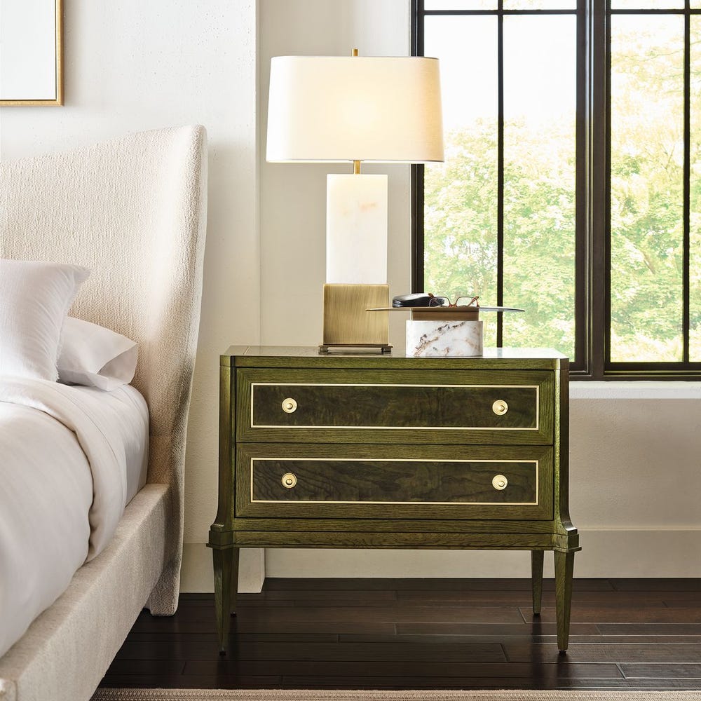Virelle Olive Burl 2-Drawer Chest