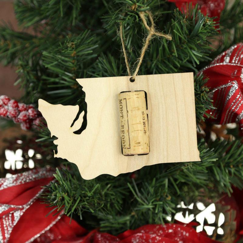 Washington Wine Cork Holder Ornaments