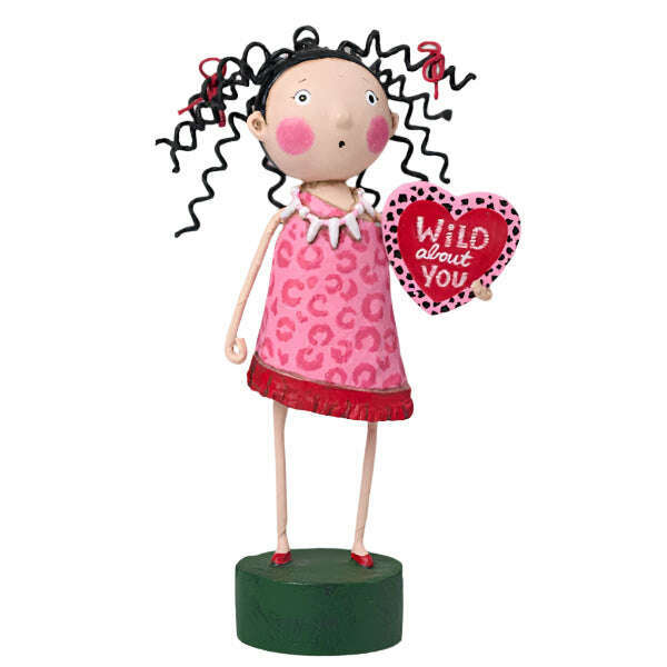 Wild About You Valentine's Day Collectible Figurine by Lori Mitchell