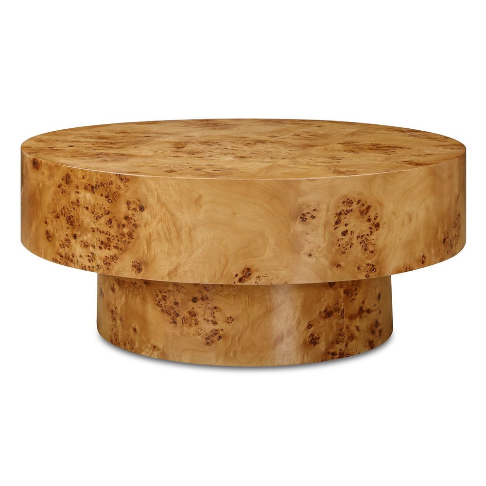 The Briar Burl Wood Coffee Table