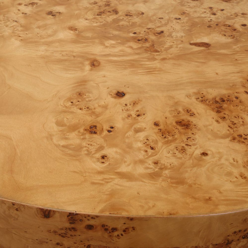 The Briar Burl Wood Coffee Table