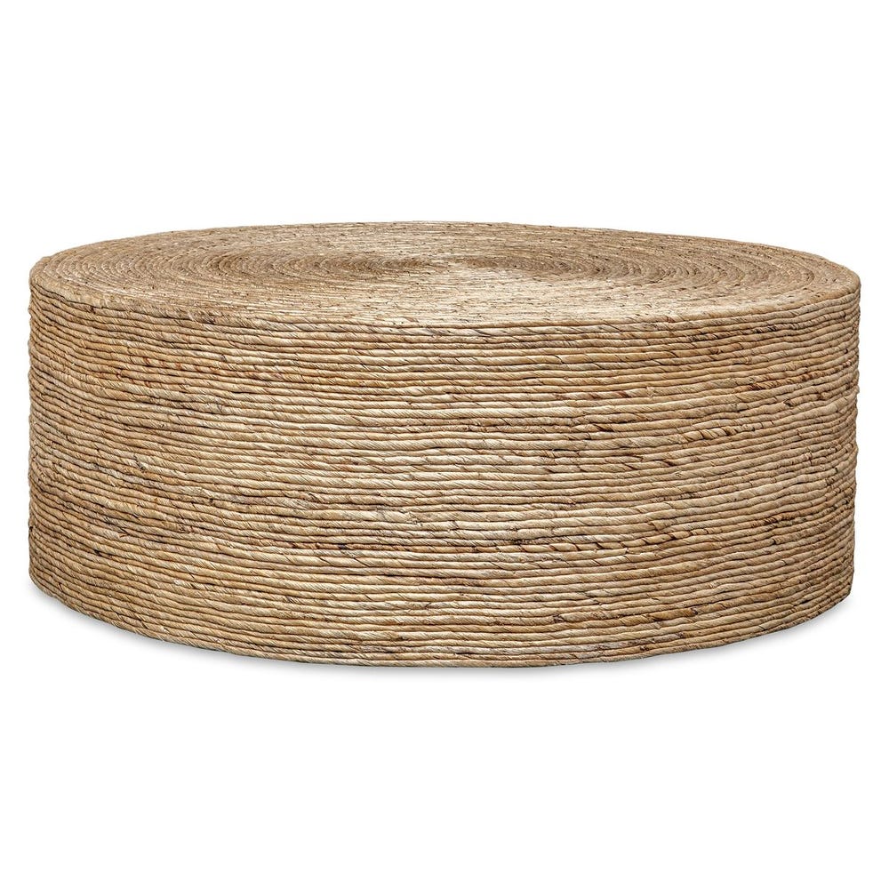 The Solana Woven Round Coffee Table