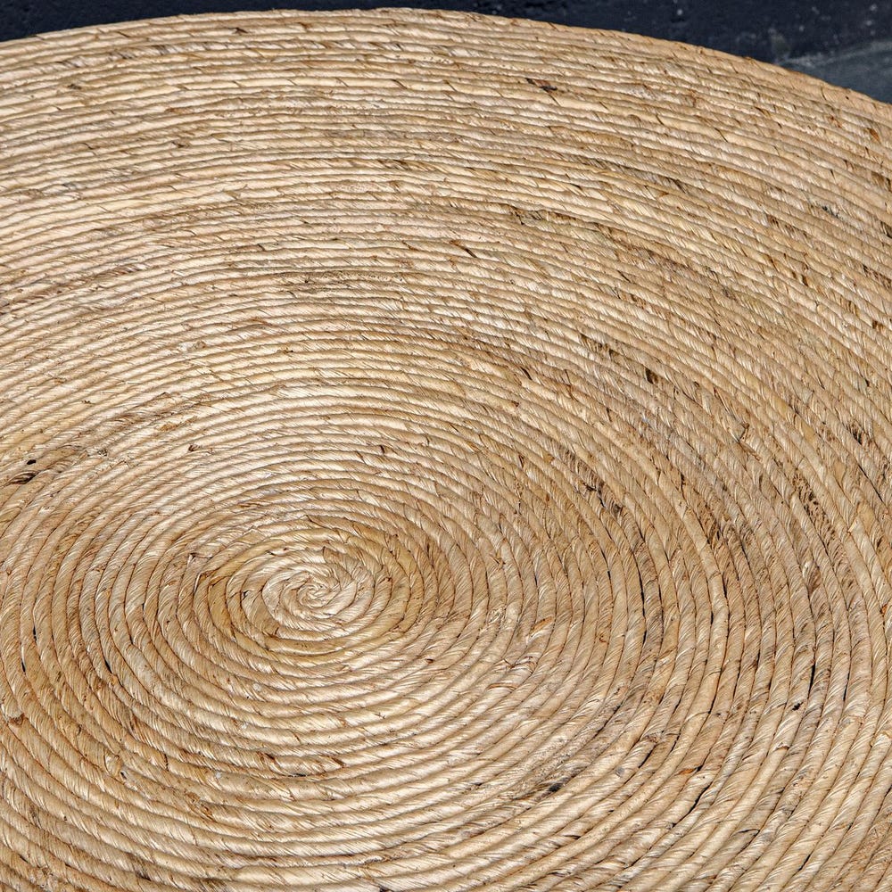 The Solana Woven Round Coffee Table