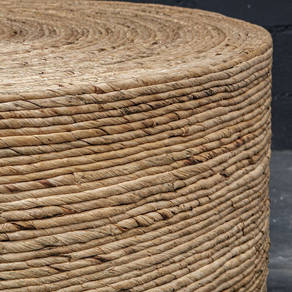 The Solana Woven Round Coffee Table
