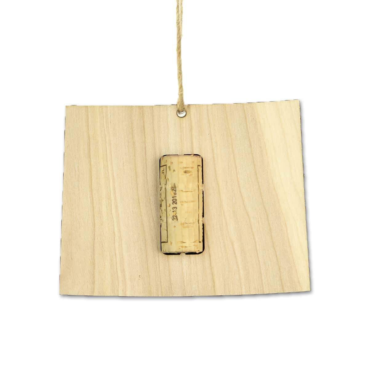 Wyoming Wine Cork Holder Ornaments