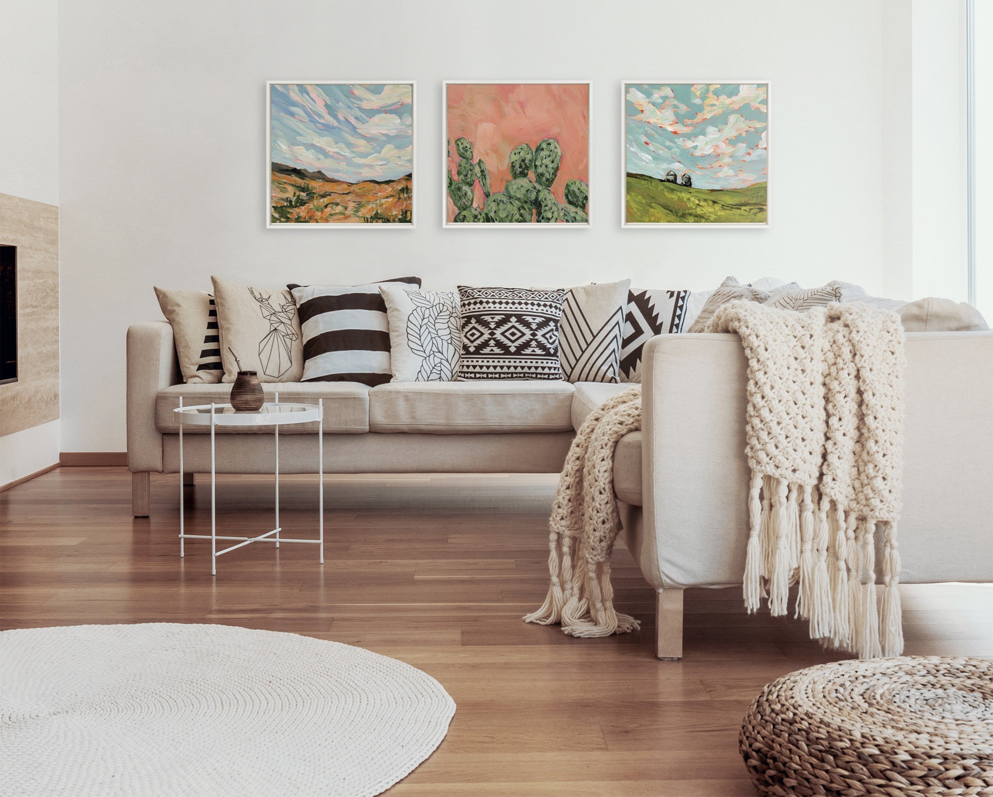 Sylvie California Framed Canvas by Emily Kenney