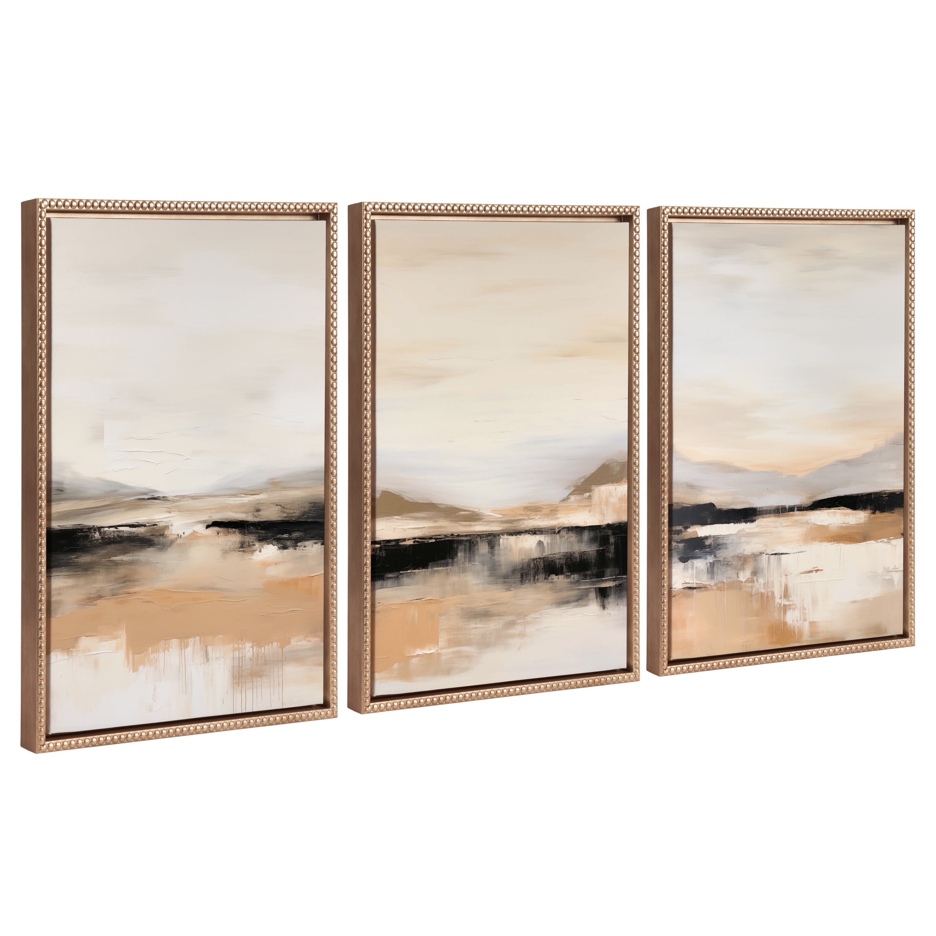 Sylvie Peaceful Landscape I, II and III Framed Canvas Art Set by Amy Lighthall
