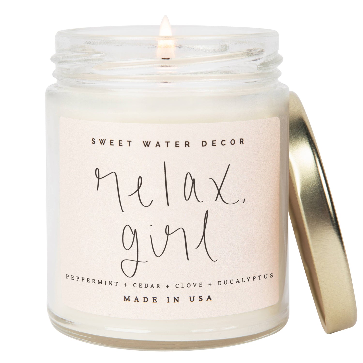 Relax, Girl 9 oz Soy Candle