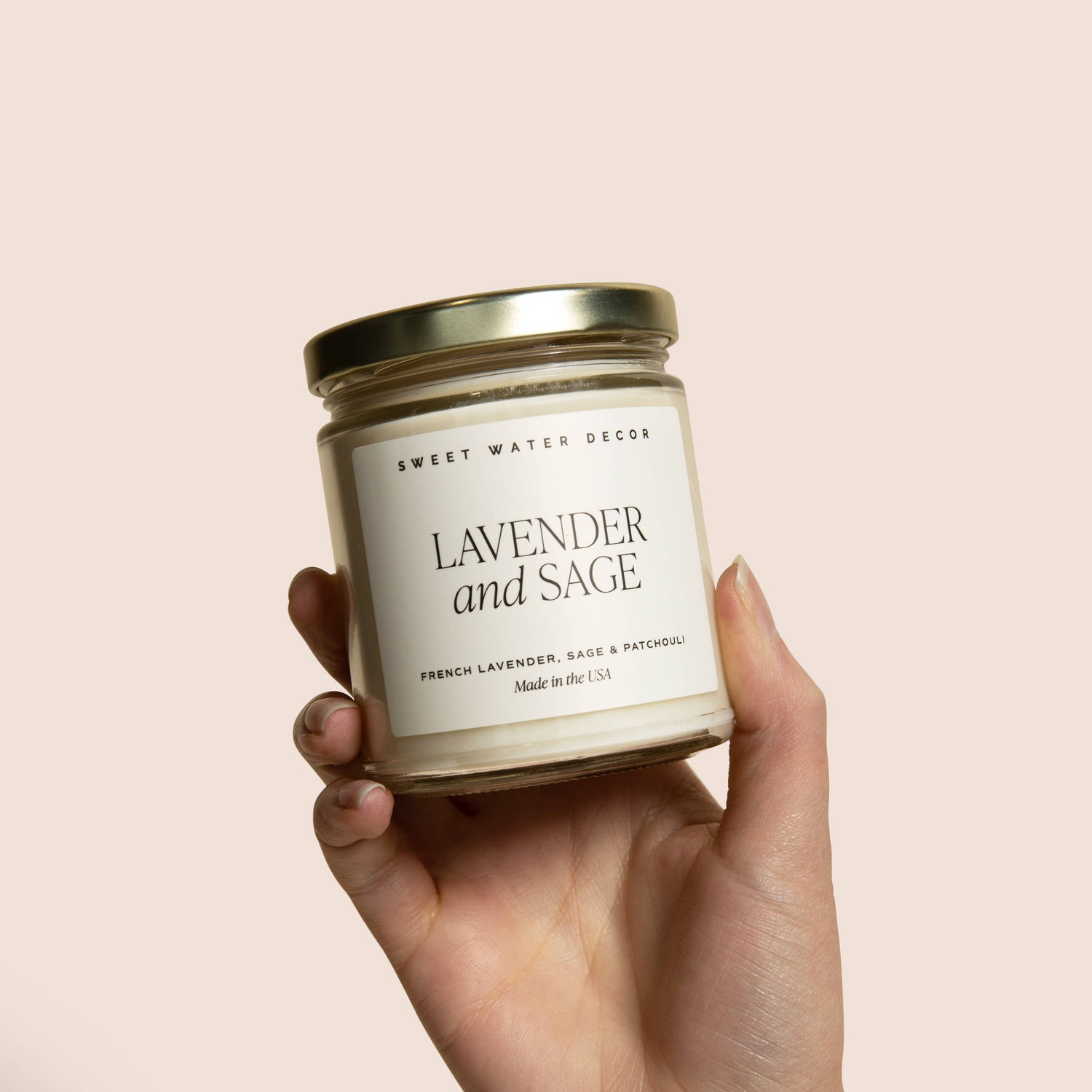 Lavender and Sage 9 oz Soy Candle
