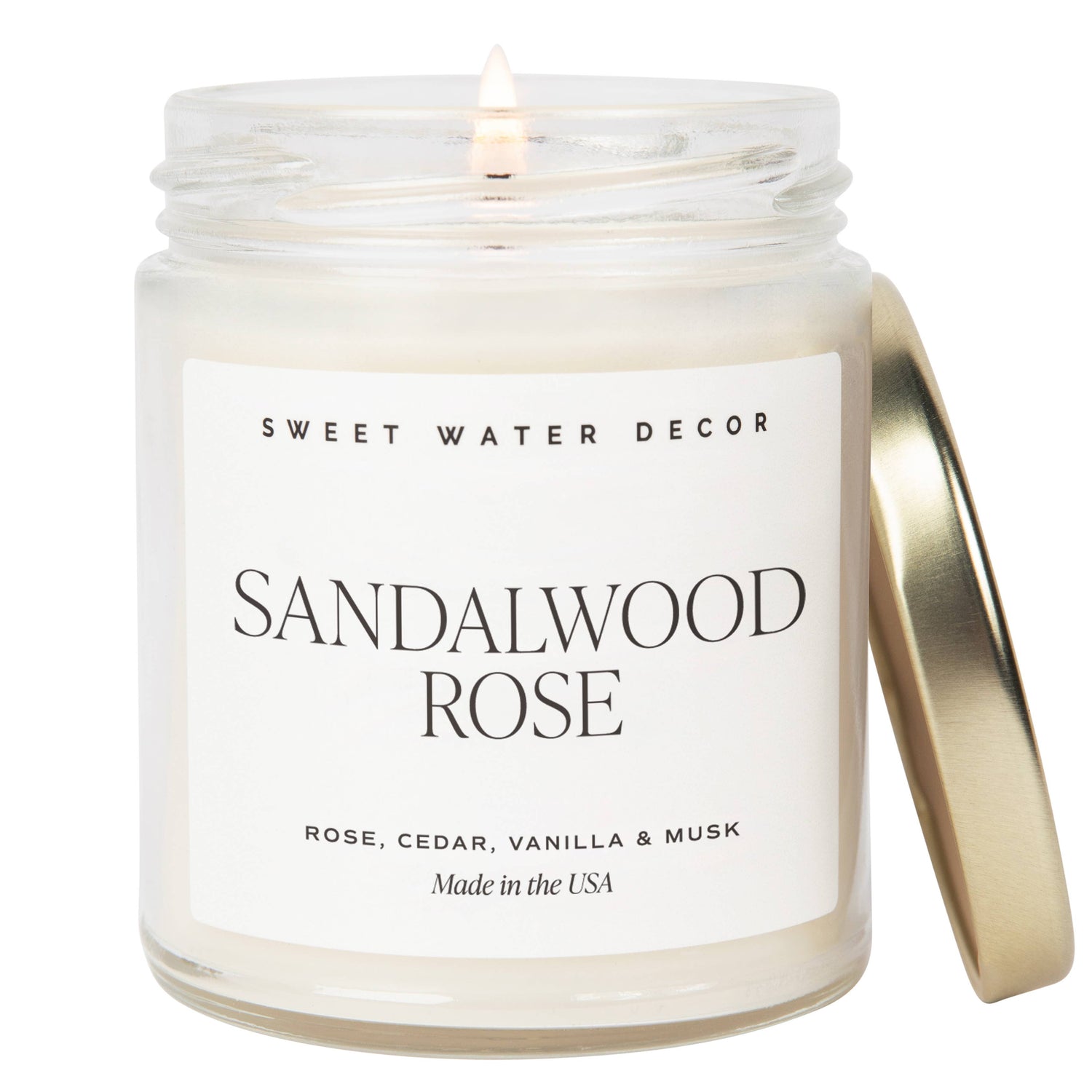 Sandalwood Rose 9 oz Soy Candle