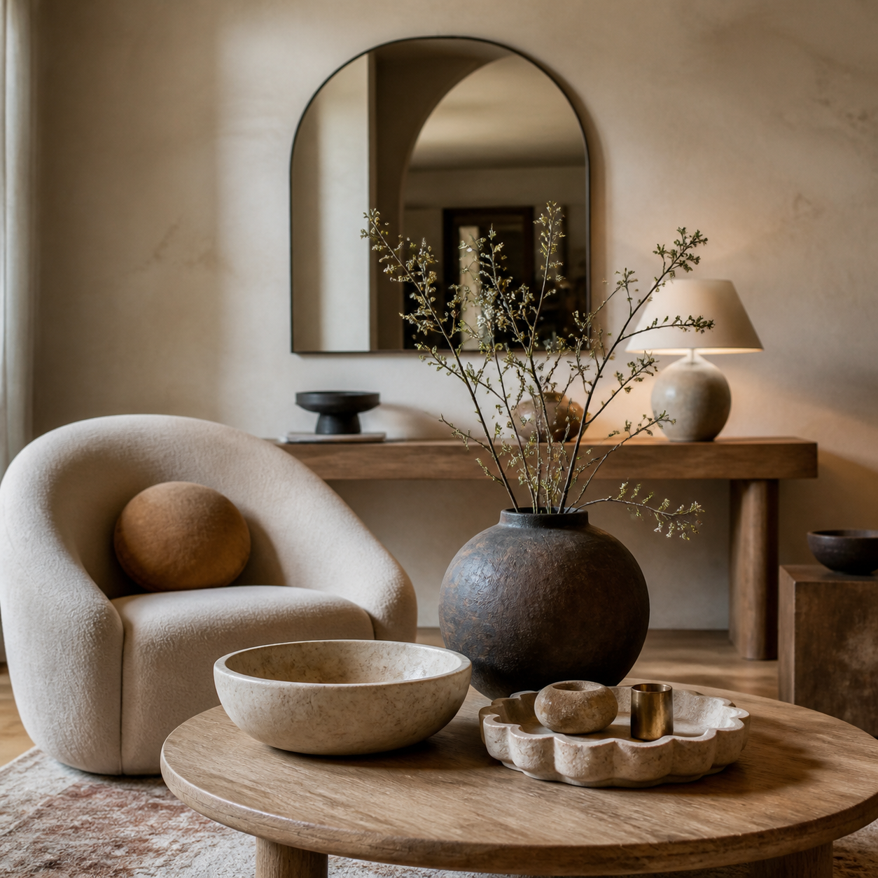 Styling Tip: Use Curves To Soften a Room