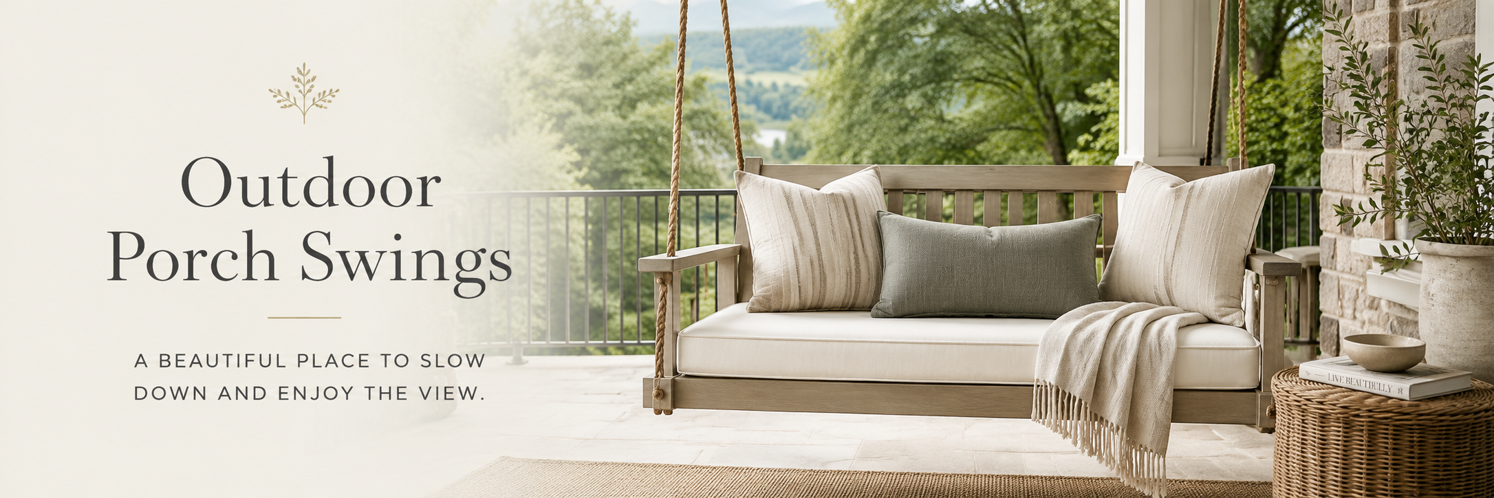 Outdoor Porch Swings | Mountain Refined