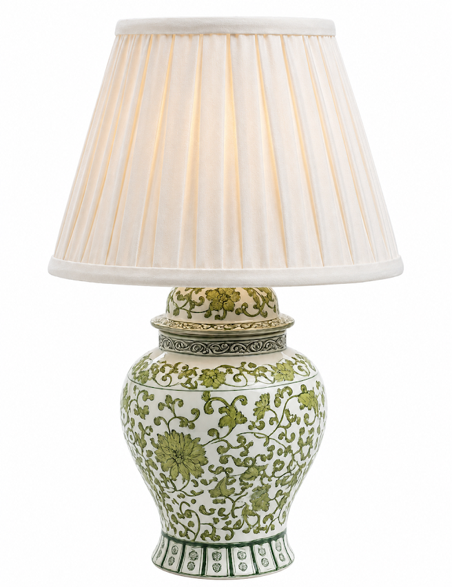 Green Porcelain Rechargeable Lamp
