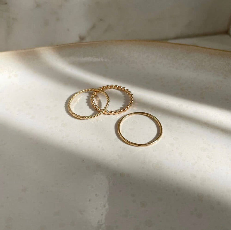 Sequin Ring: / 14k Gold Fill