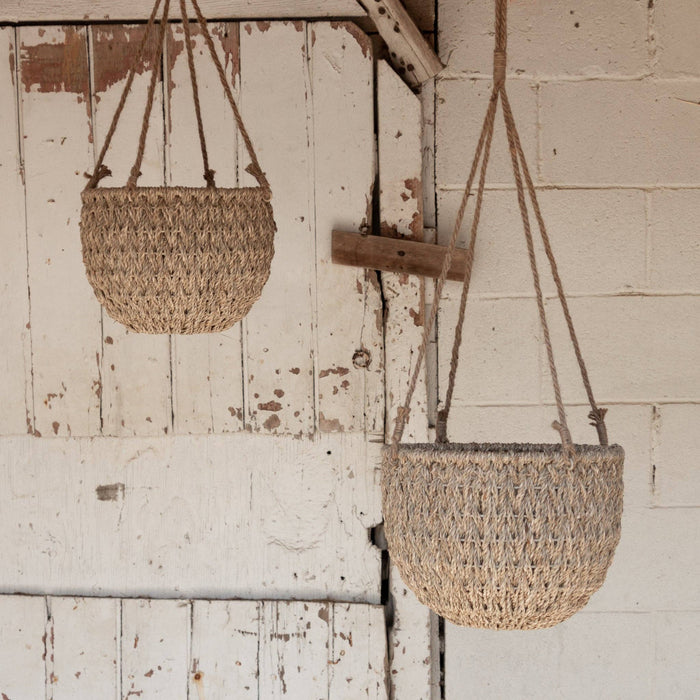 Hanging Seagrass Baskets