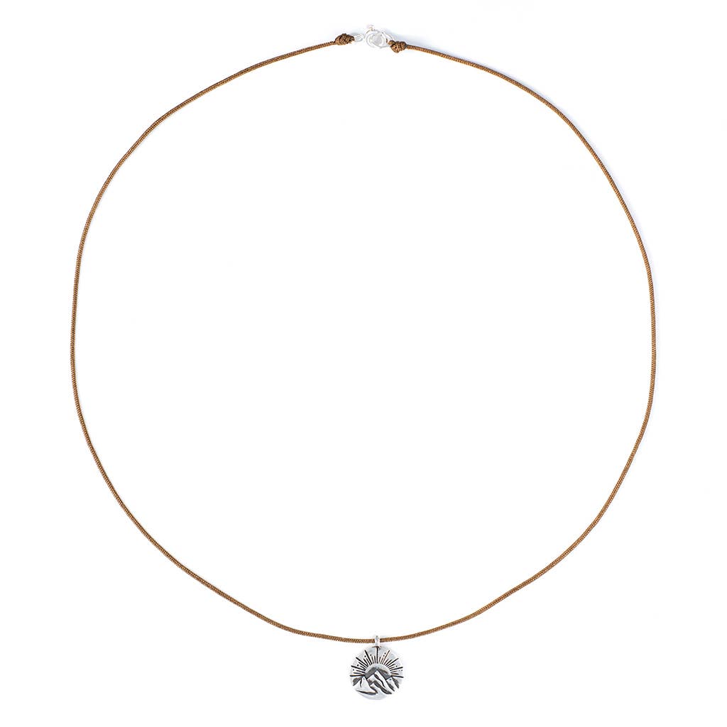 Tiny Charm - Mountain Sunrise Necklace