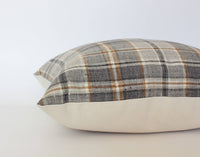 Brown Plaid Throw Pillow Cover