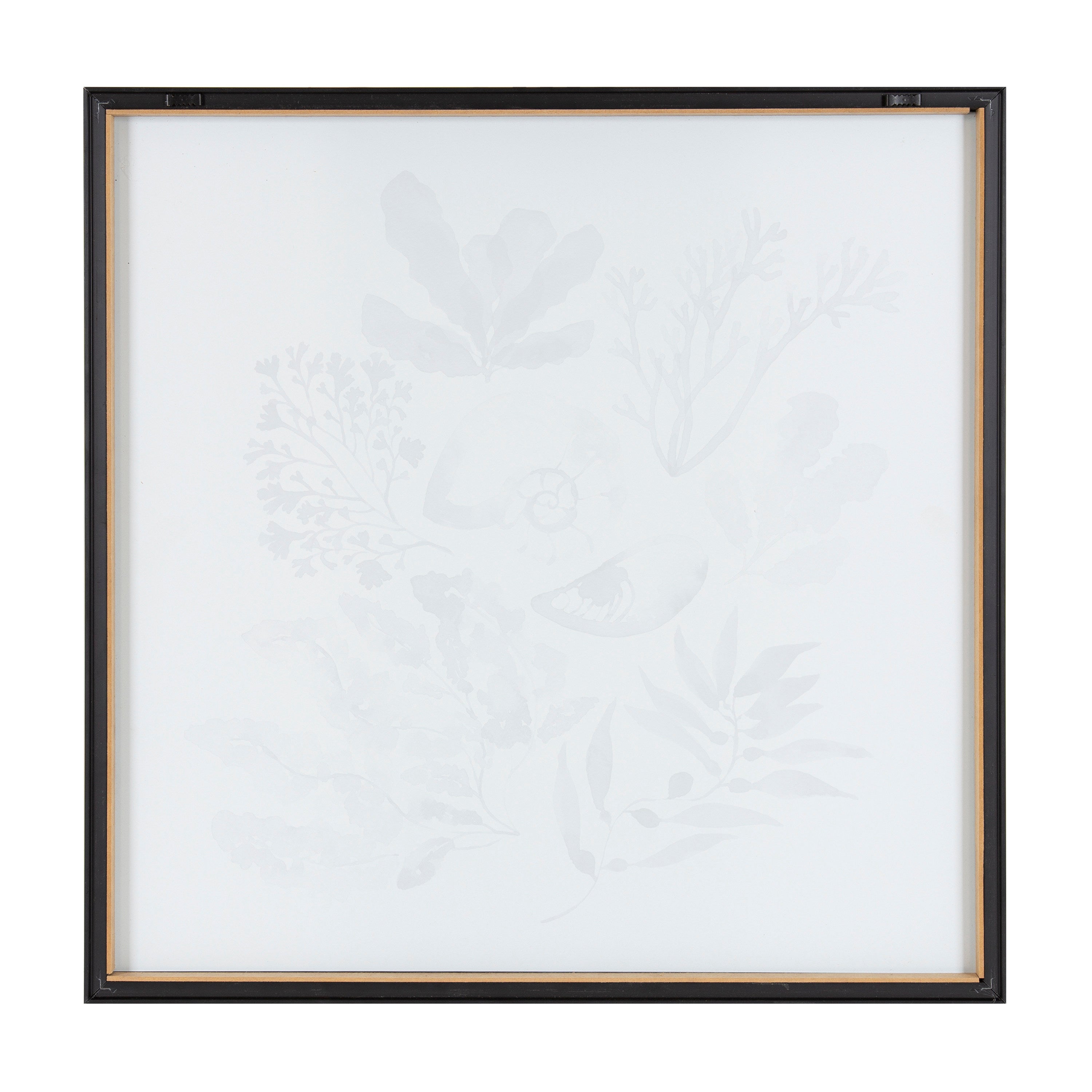 Blake Indigo Shells Framed Printed Acrylic by Sara Berrenson