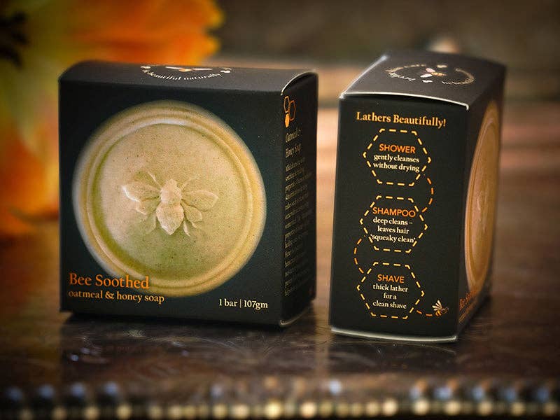Bee Soothed - Oatmeal & Honey soothing soap bar