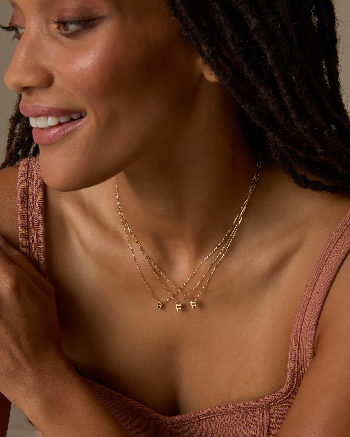 Just For You Initial Necklace — R