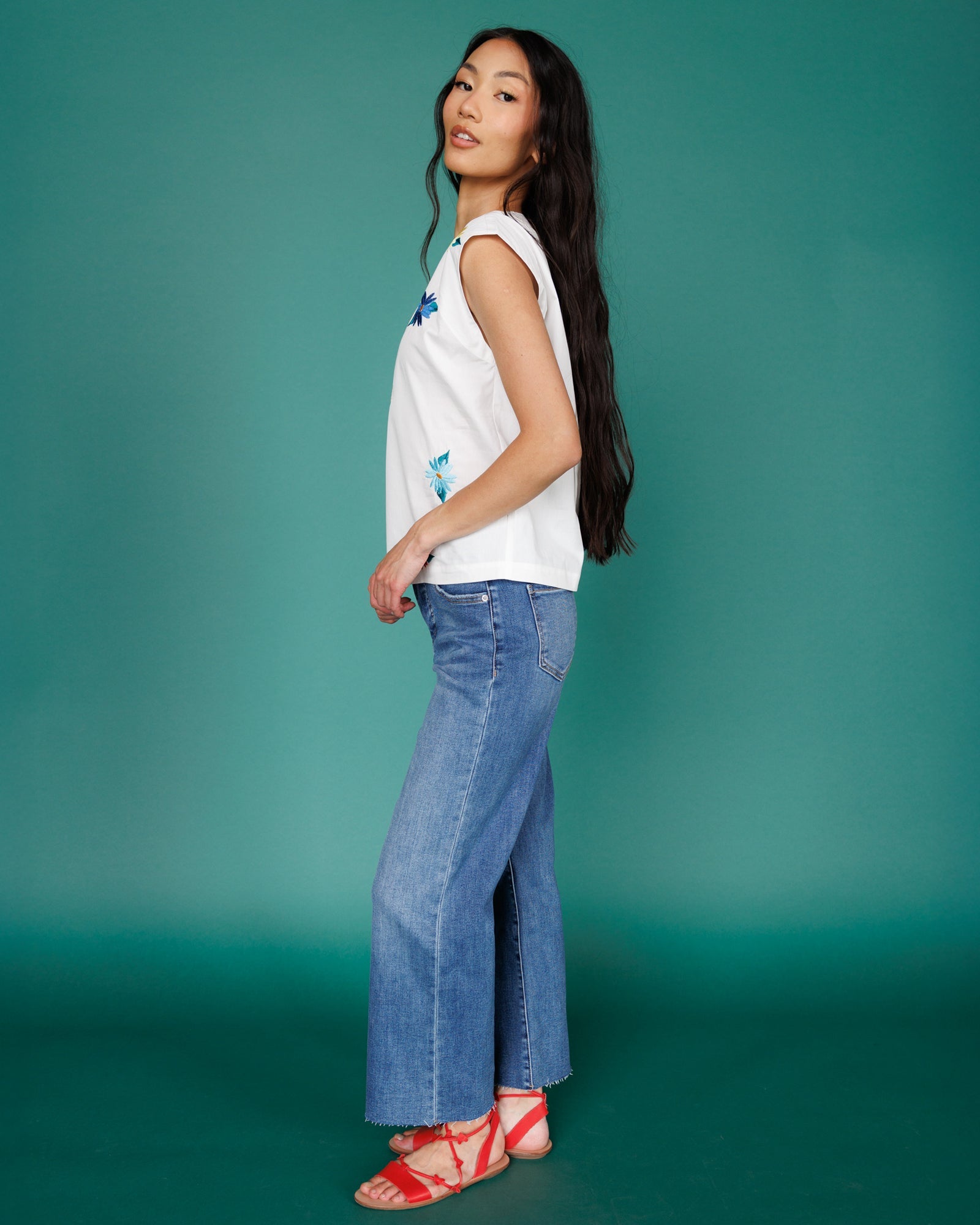 High Rise Wide Leg