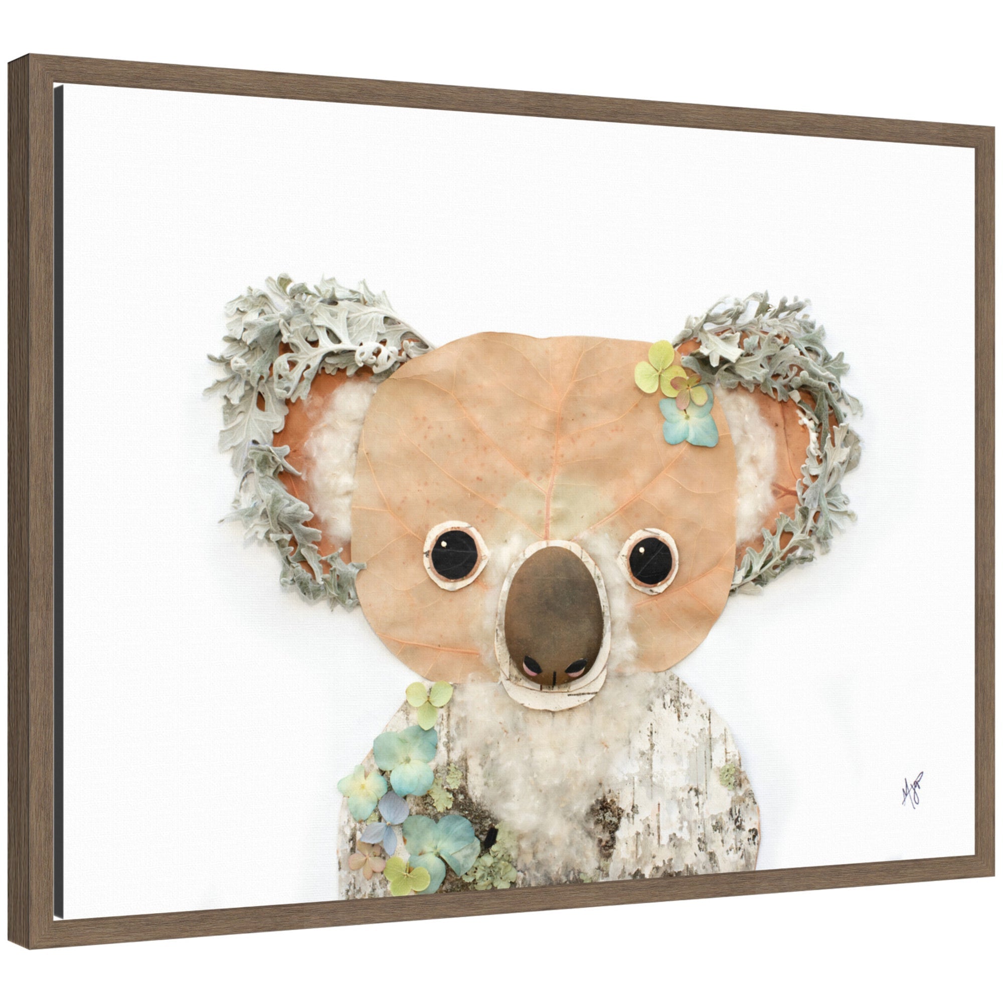 Koala by Madeline Jeppesen Framed Canvas Wall Art Print